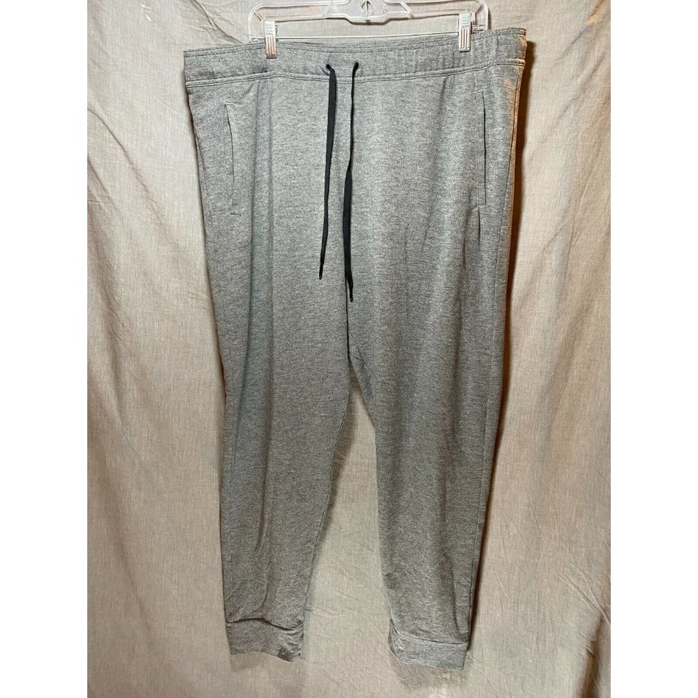 All In Motion Pants Adult XXL Grey Drawstring‎ Joggers Sweat Pants.